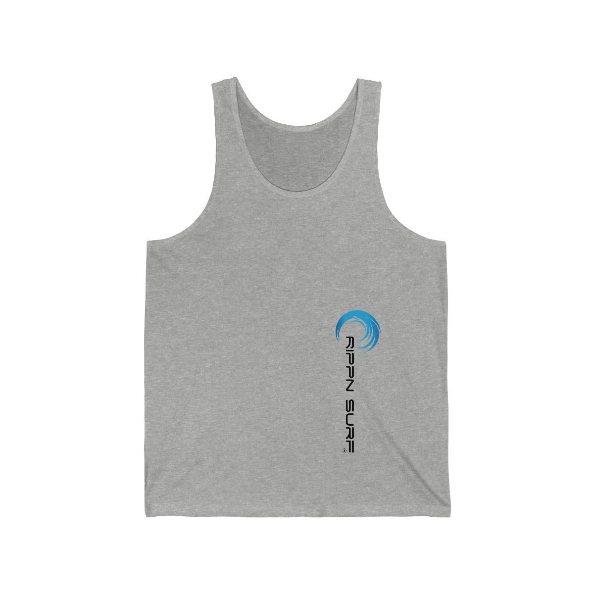 Rippn Surf Mens Grey Vert Tank