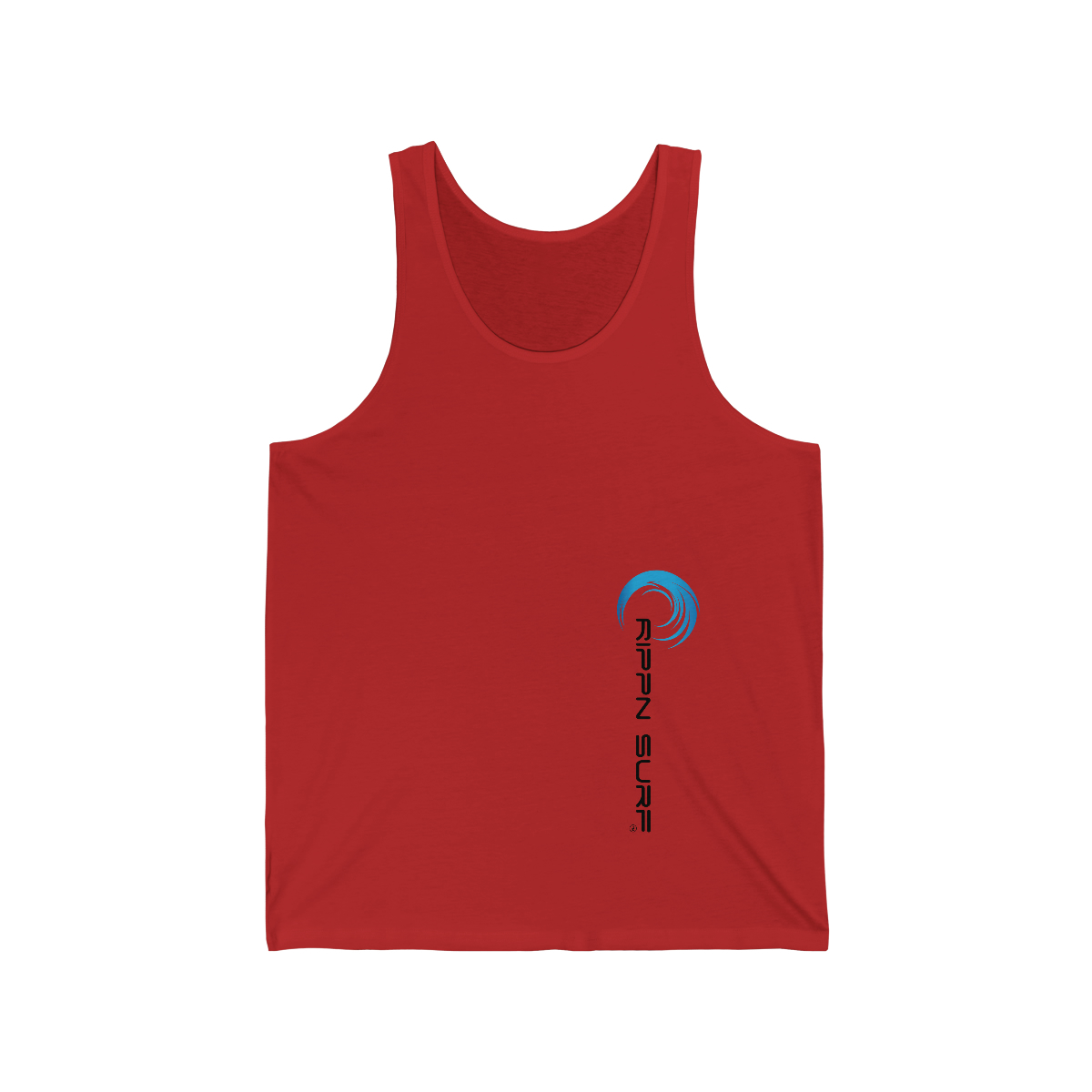 Rippn Surf Mens Red Vert Tank
