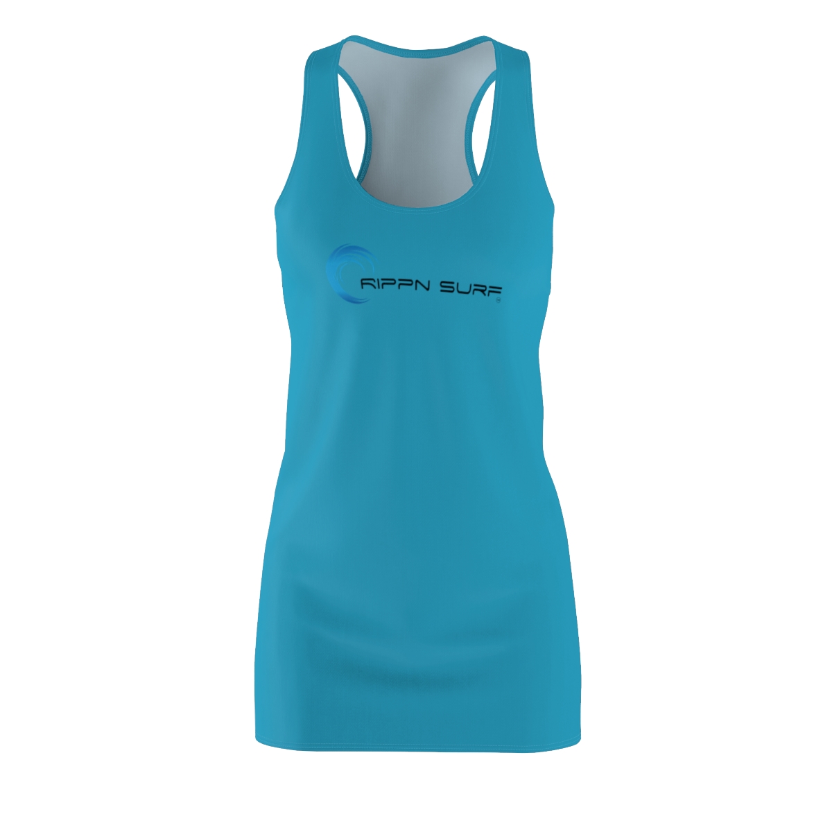 Rippn Surf Women's Ocean Blue Racerback Dress - Image 2