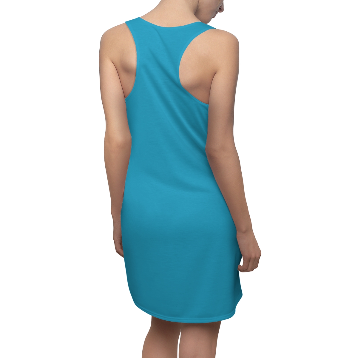 Rippn Surf Women's Ocean Blue Racerback Dress - Image 7