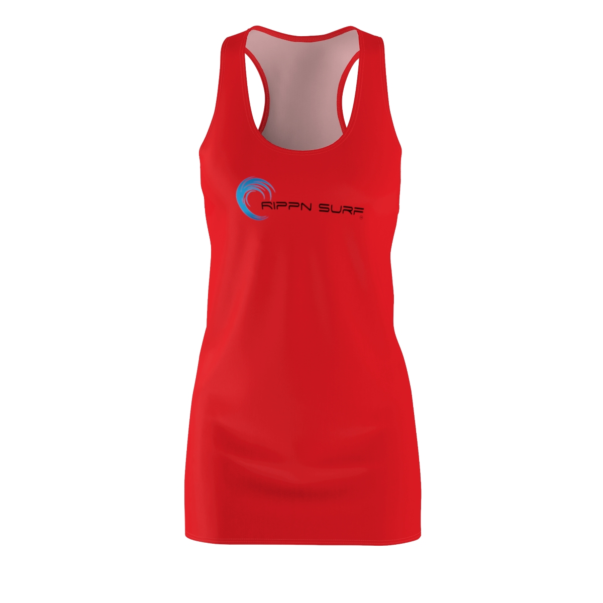 Rippn Surf Women's Red Racerback Dress - Image 2