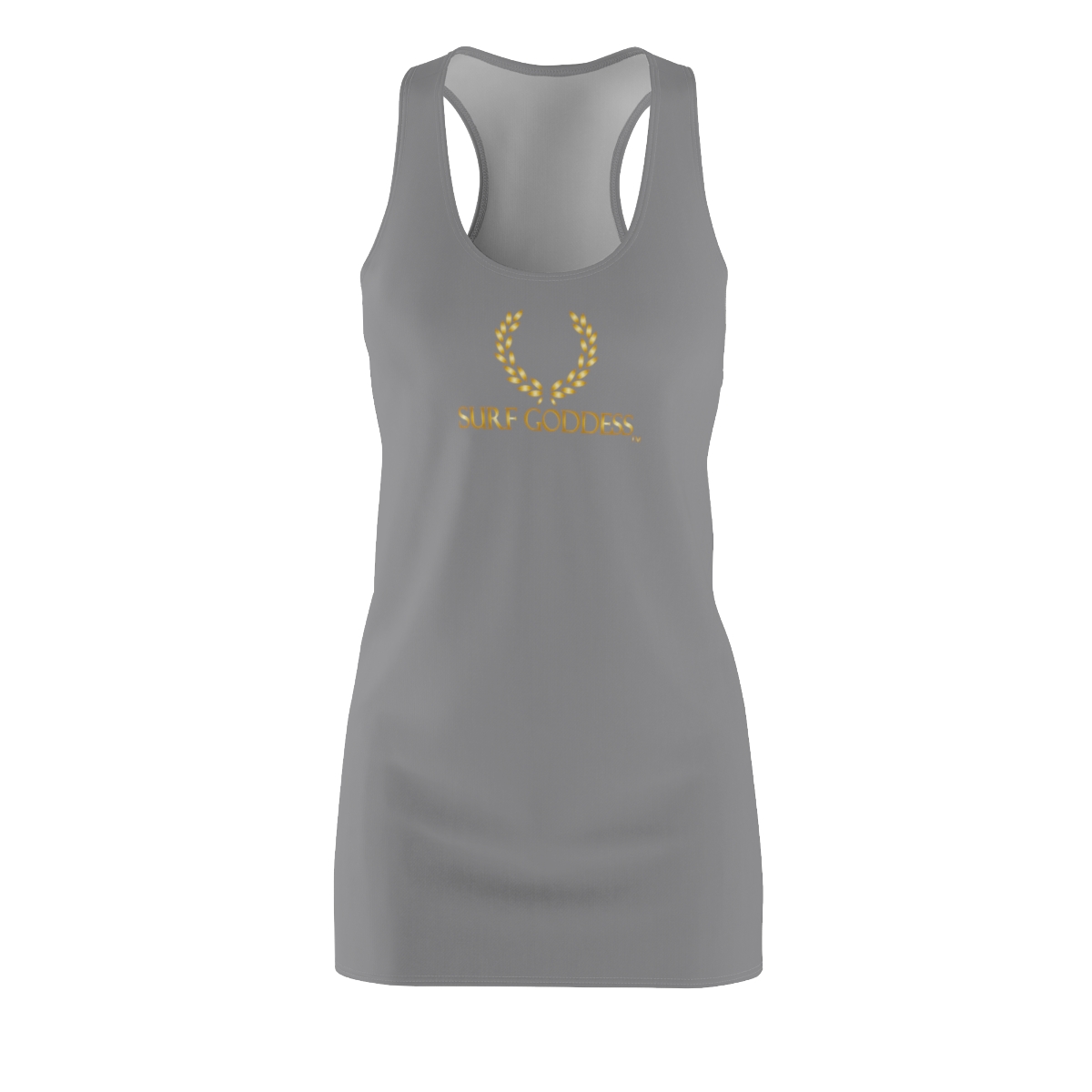 Surf Goddess Women's Grey Racerback Dress - Image 2
