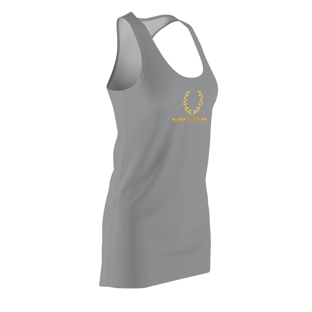Surf Goddess Women's Grey Racerback Dress - Image 4