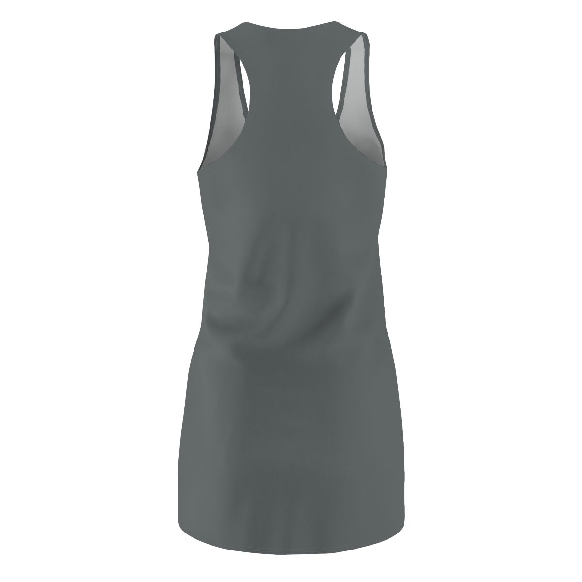 Surf Goddess Women's Dark Grey Racerback Dress - Image 3