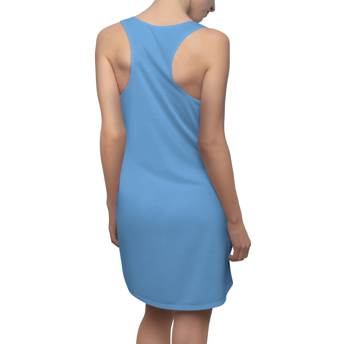 Rippn Surf Women's Light Blue Racerback Dress - Image 7