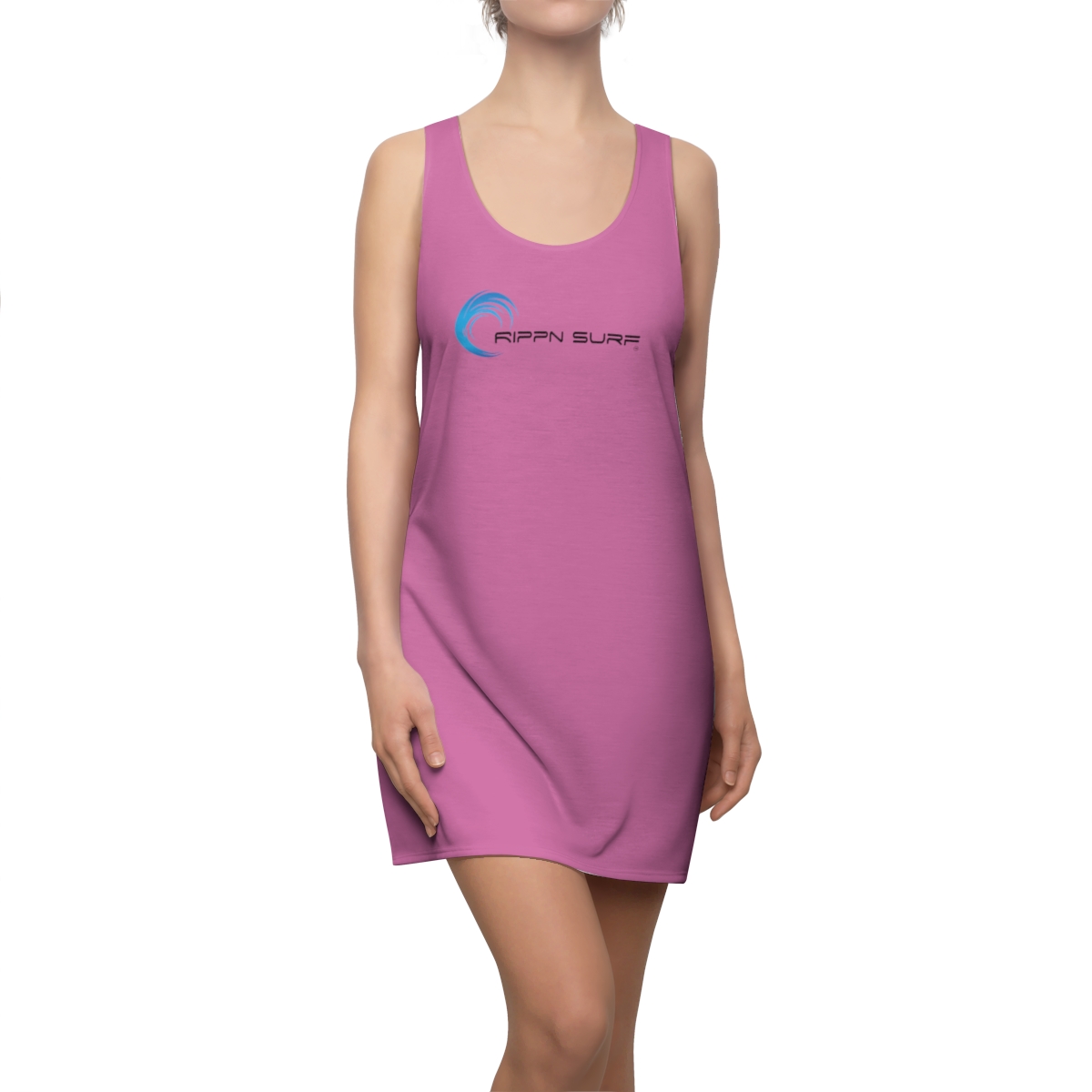 Rippn Surf Women's Light Pink Racerback Dress