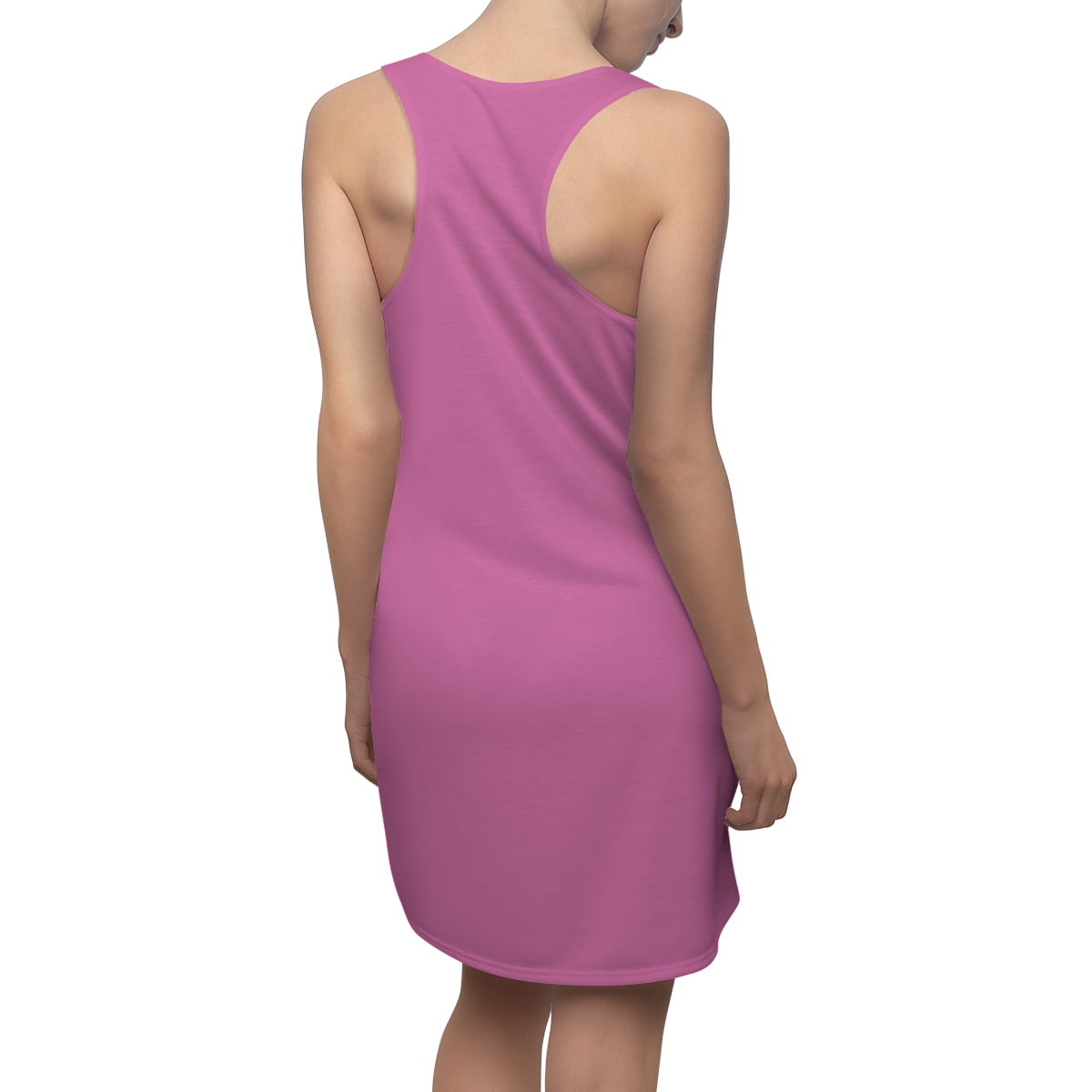 Rippn Surf Women's Light Pink Racerback Dress - Image 7