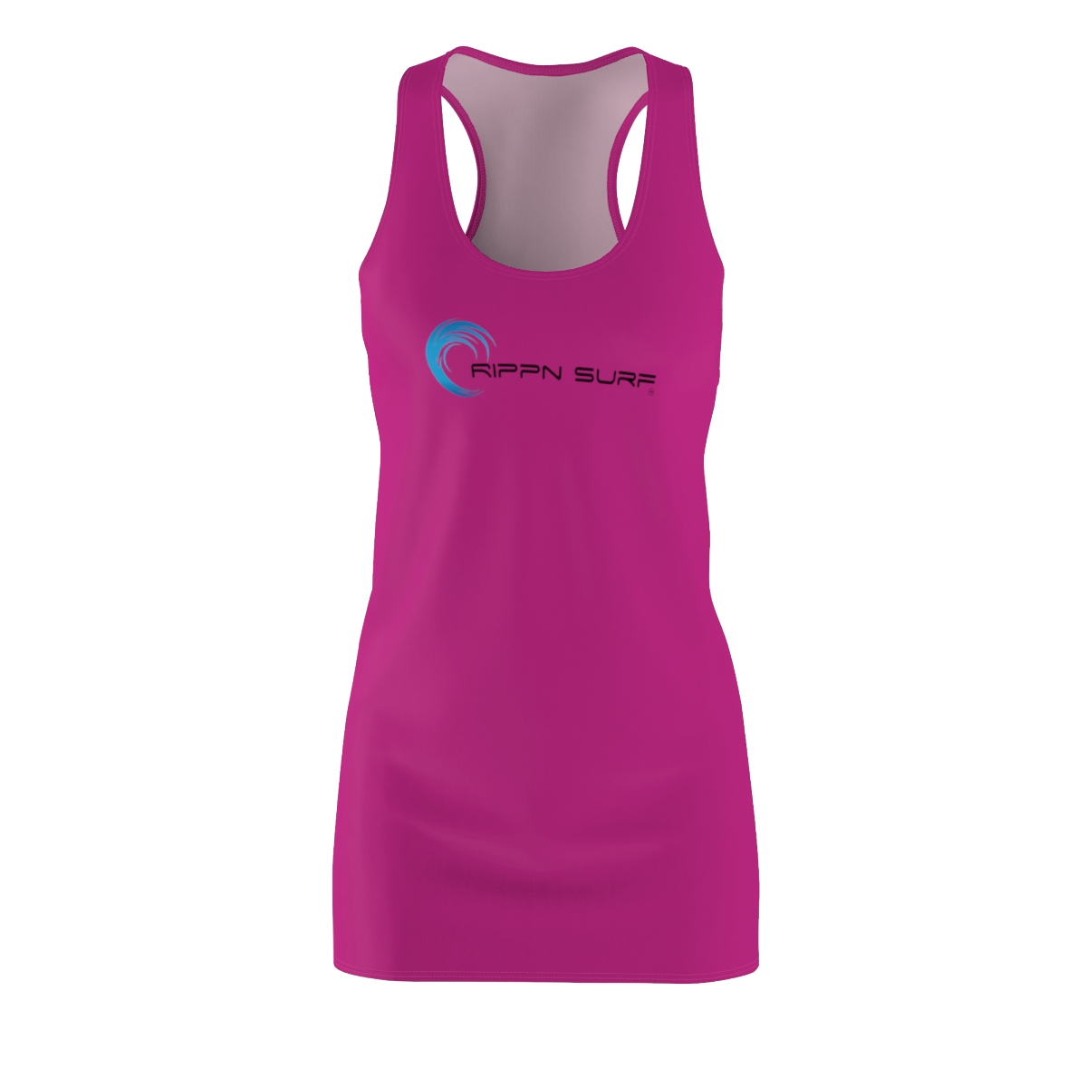 Rippn Surf Women's Pink Racerback Dress - Image 2