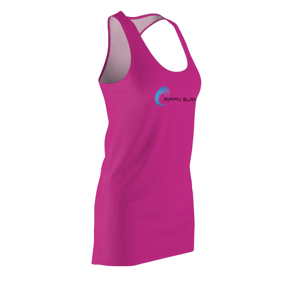 Rippn Surf Women's Pink Racerback Dress - Image 4