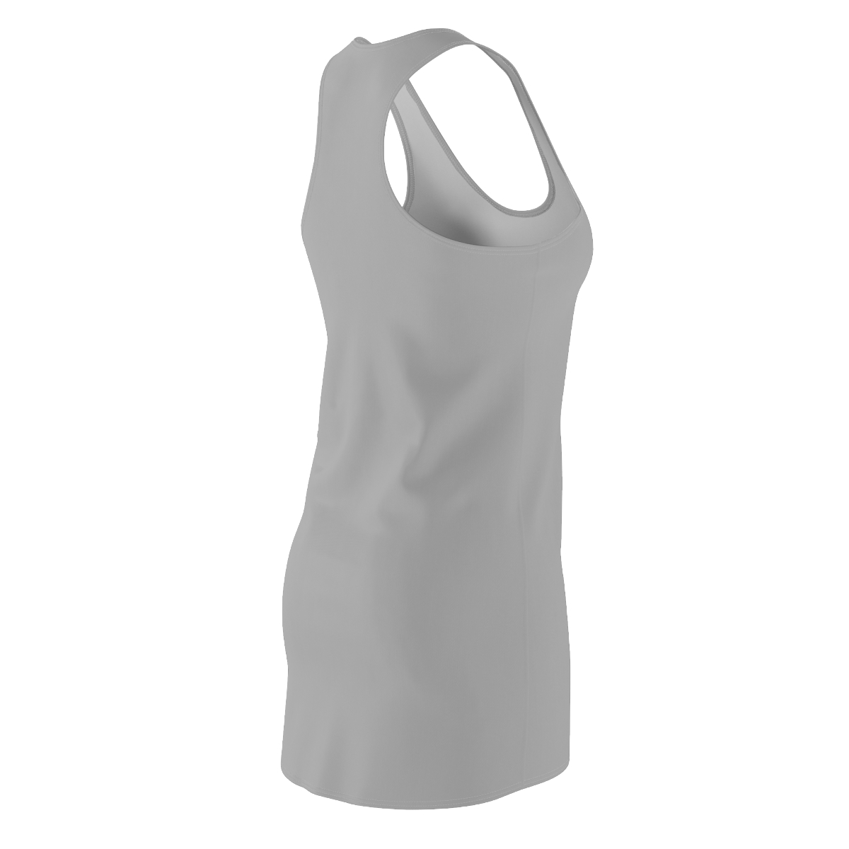 Rippn Surf Women's Light Grey Racerback Dress - Image 5