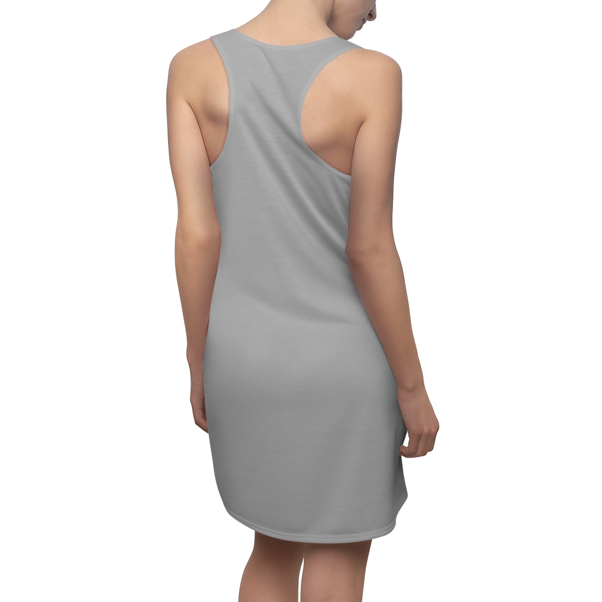 Rippn Surf Women's Light Grey Racerback Dress - Image 7