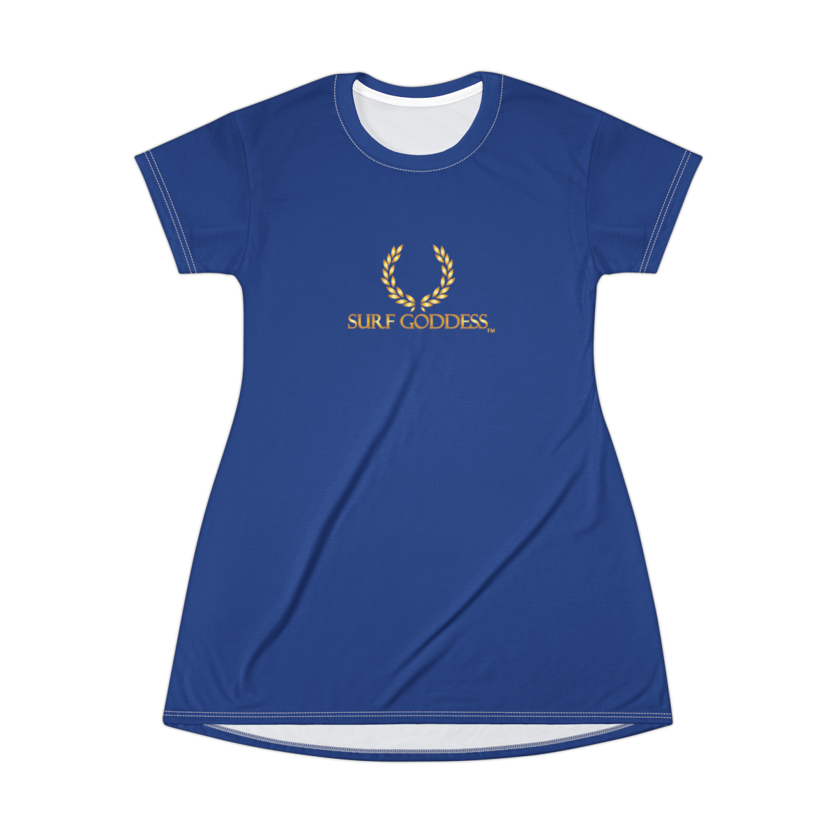 Surf Goddess Dark Blue Shirt Dress - Image 2