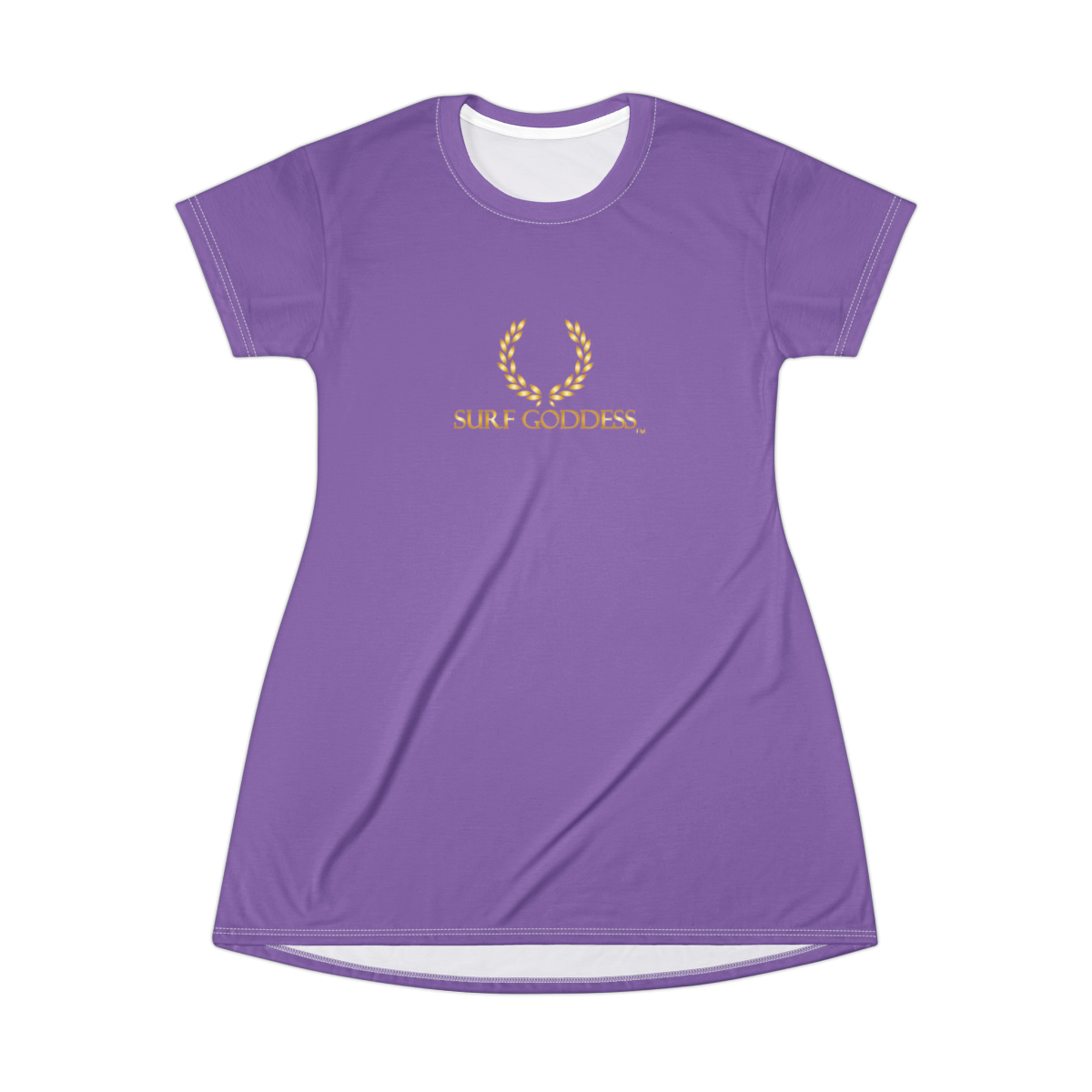 Surf Goddess Purple Shirt Dress - Image 2