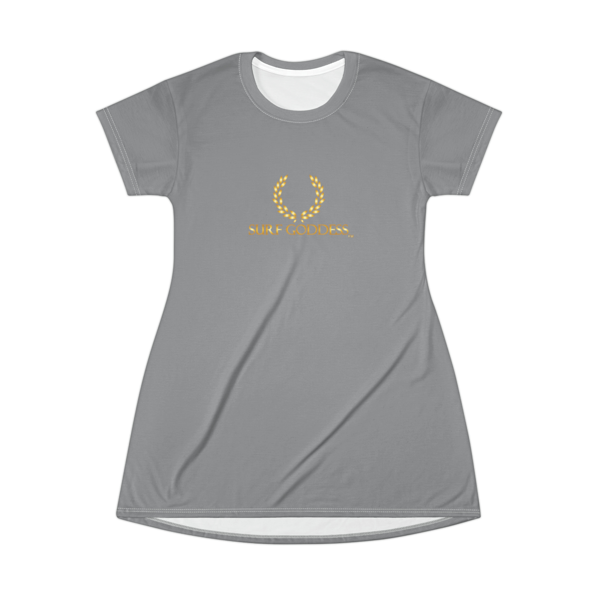 Surf Goddess Grey Shirt Dress - Image 2