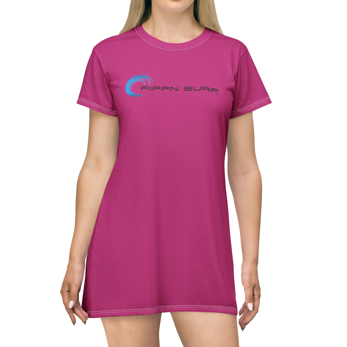 Rippn Surf Women’s Pink Shirt Dress
