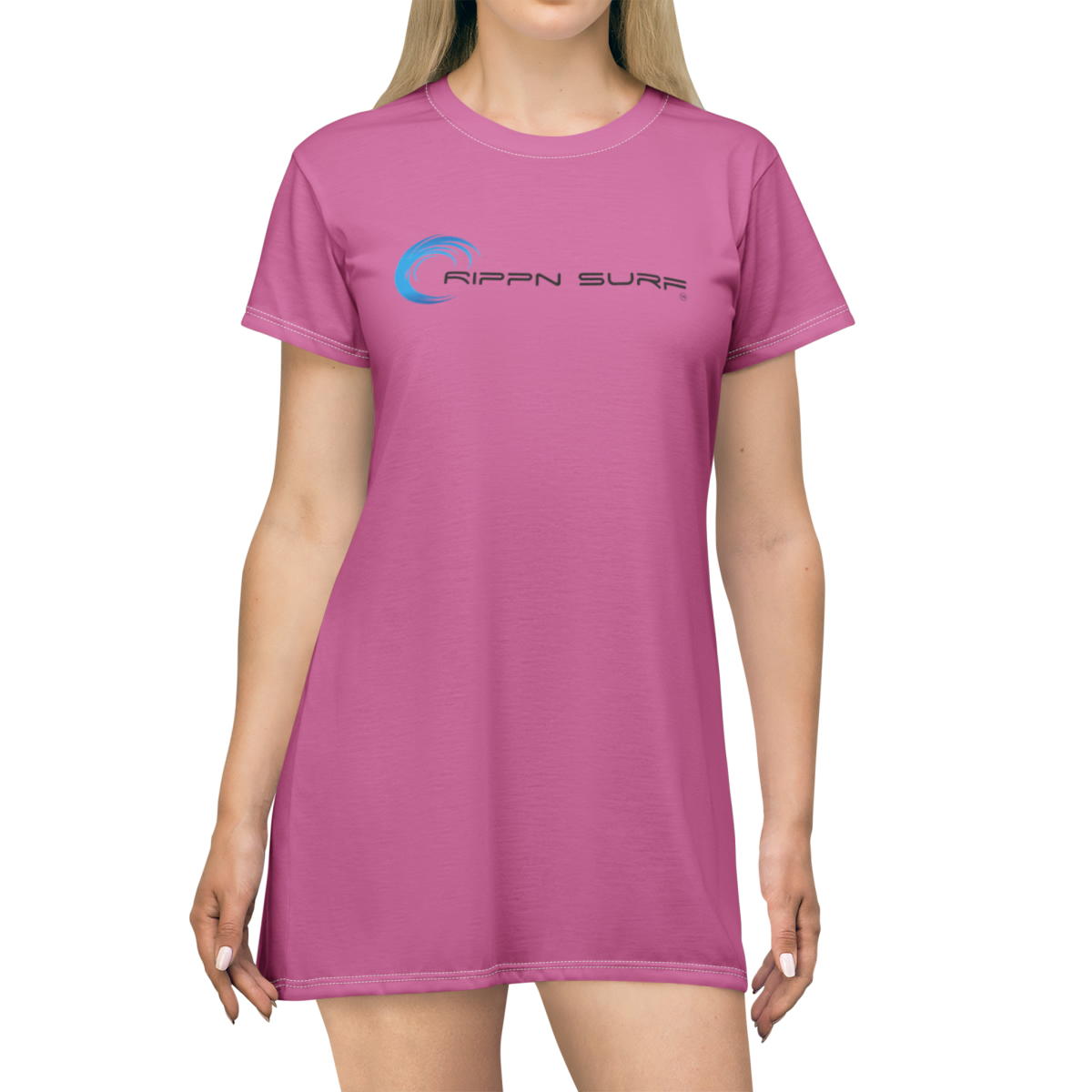 Rippn Surf Women’s Light Pink Shirt Dress
