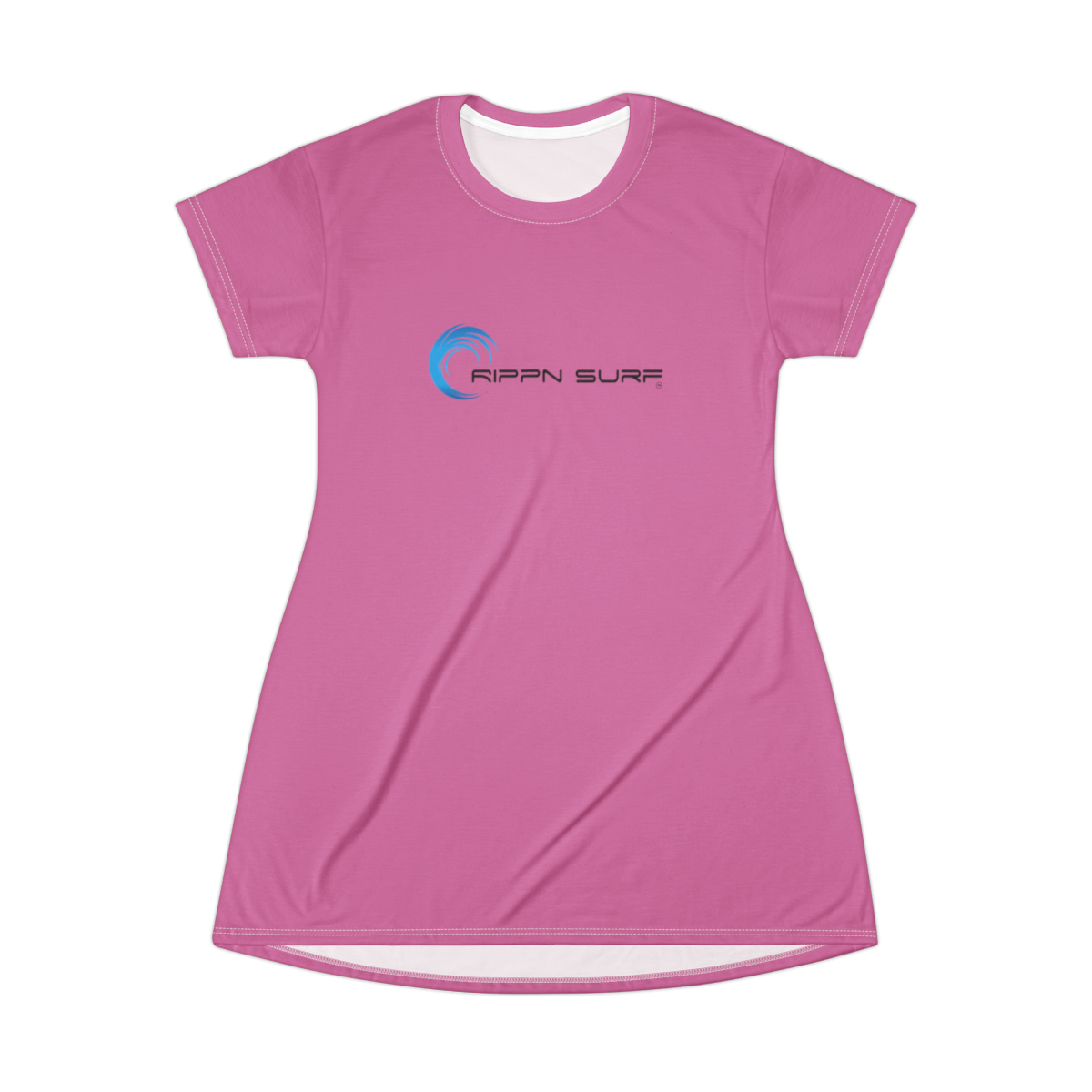 Rippn Surf Women’s Light Pink Shirt Dress - Image 2