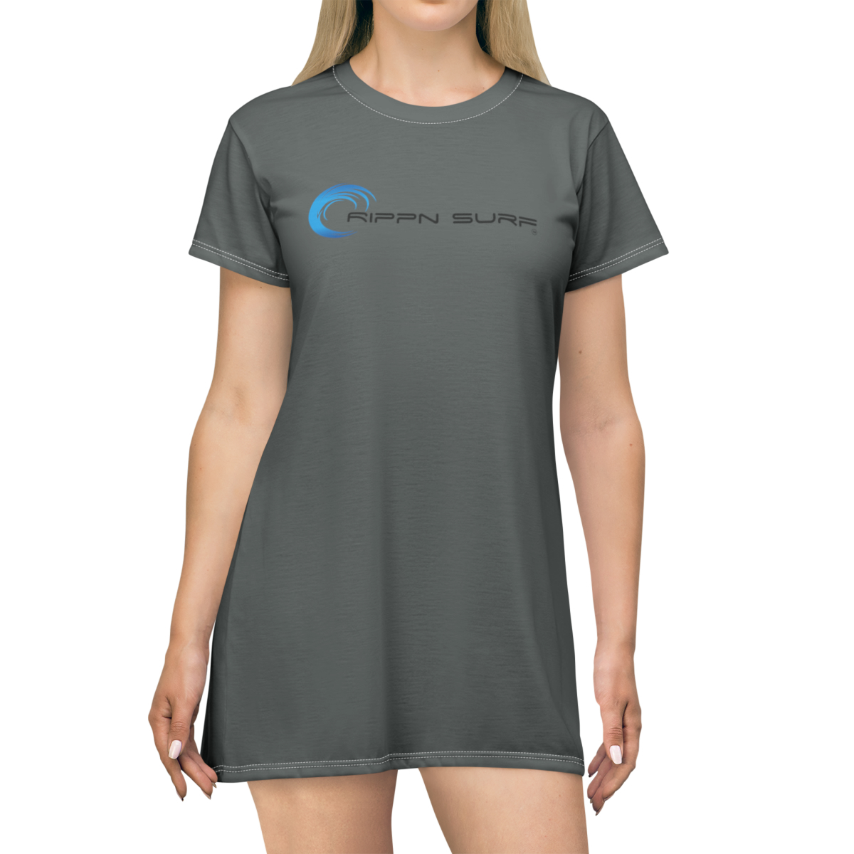 Rippn Surf Women’s Dark Grey Shirt Dress