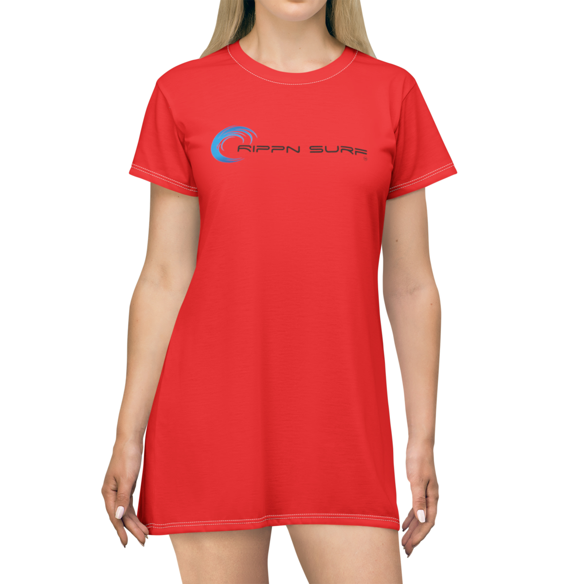Rippn Surf Women’s Red Shirt Dress