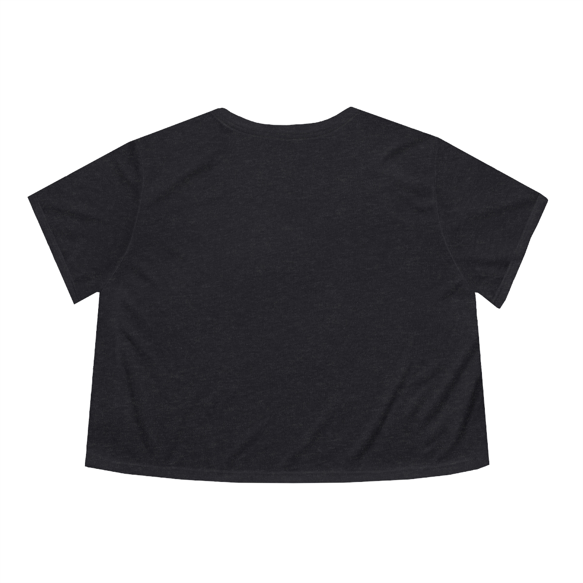 Surf Goddess Women's Dark Grey Flowy Cropped Tee - Image 2