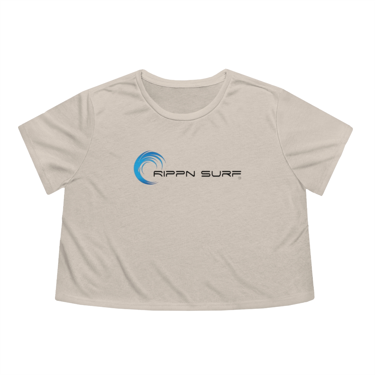 Rippn Surf Women's Heather Dust Flowy Cropped Tee