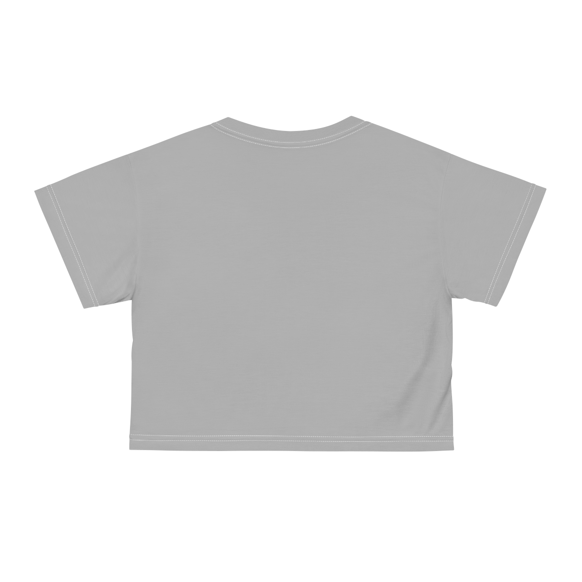Rippn Surf Women’s Light Grey Crop Tee - Image 6