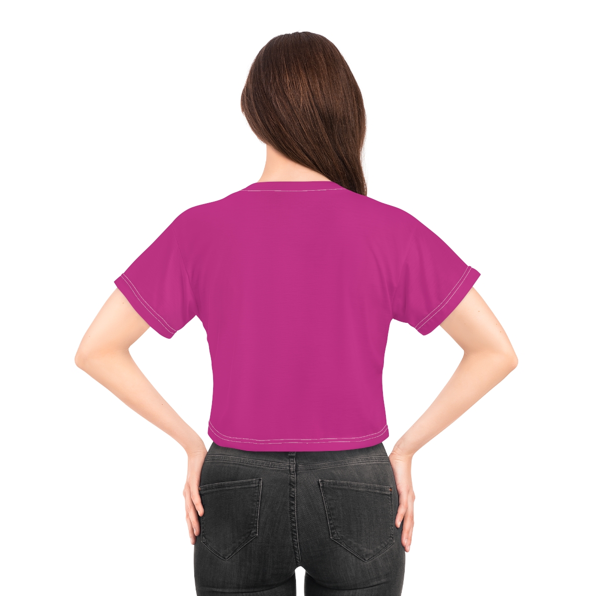 Rippn Surf Women’s Pink Crop Tee - Image 16