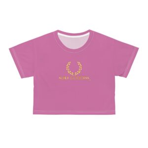 Surf Goddess Women’s Light Pink Crop Tee