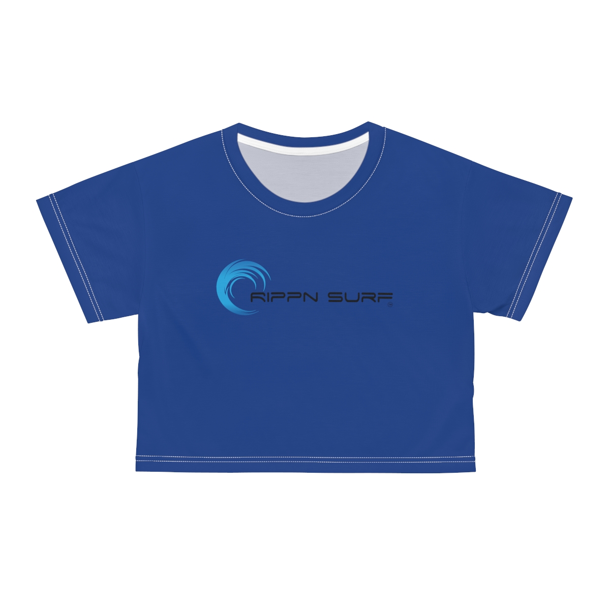 Rippn Surf Women’s Dark Blue Crop Tee