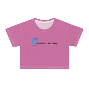 Rippn Surf Women’s Light Pink Crop Tee