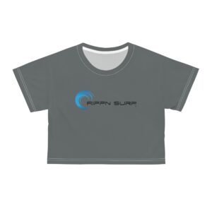 Rippn Surf Women’s Dark Grey Crop Tee