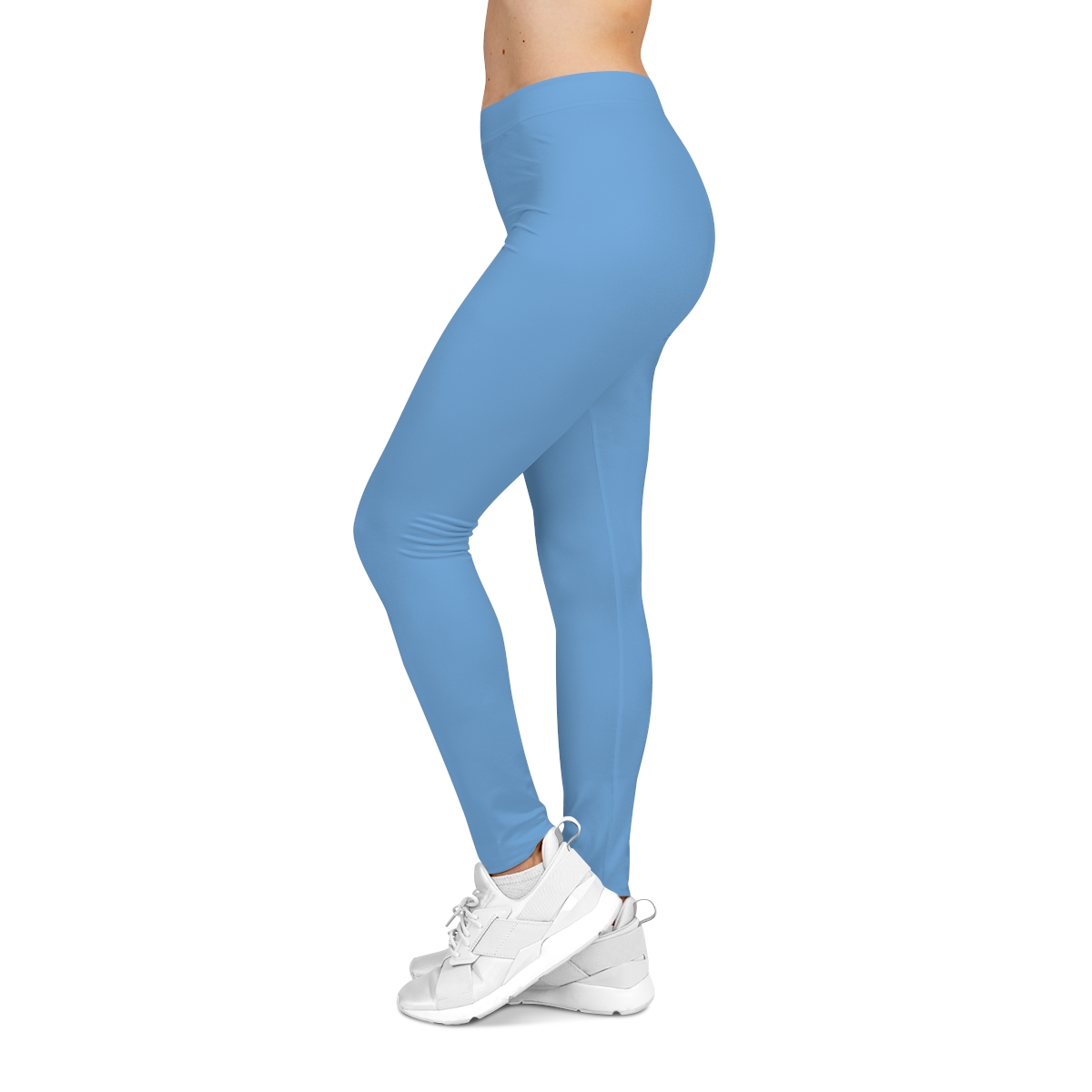 Surf Goddess Women's Light Blue Leggings - Image 5