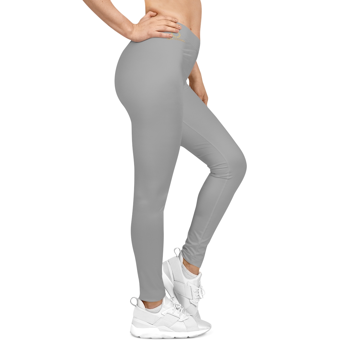 Surf Goddess Women's Light Grey Leggings - Image 4