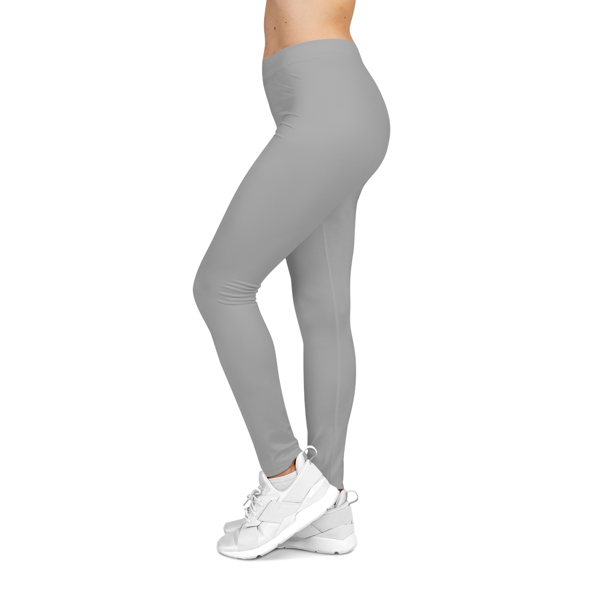 Rippn Surf Women's Light Grey Leggings - Image 5