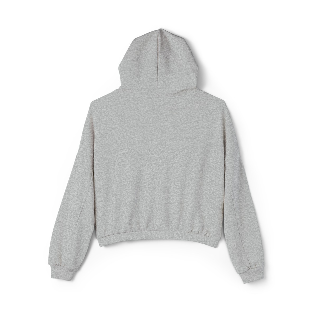 Surf Goddess Women’s Light Grey Cinched Bottom Hoodie - Image 3