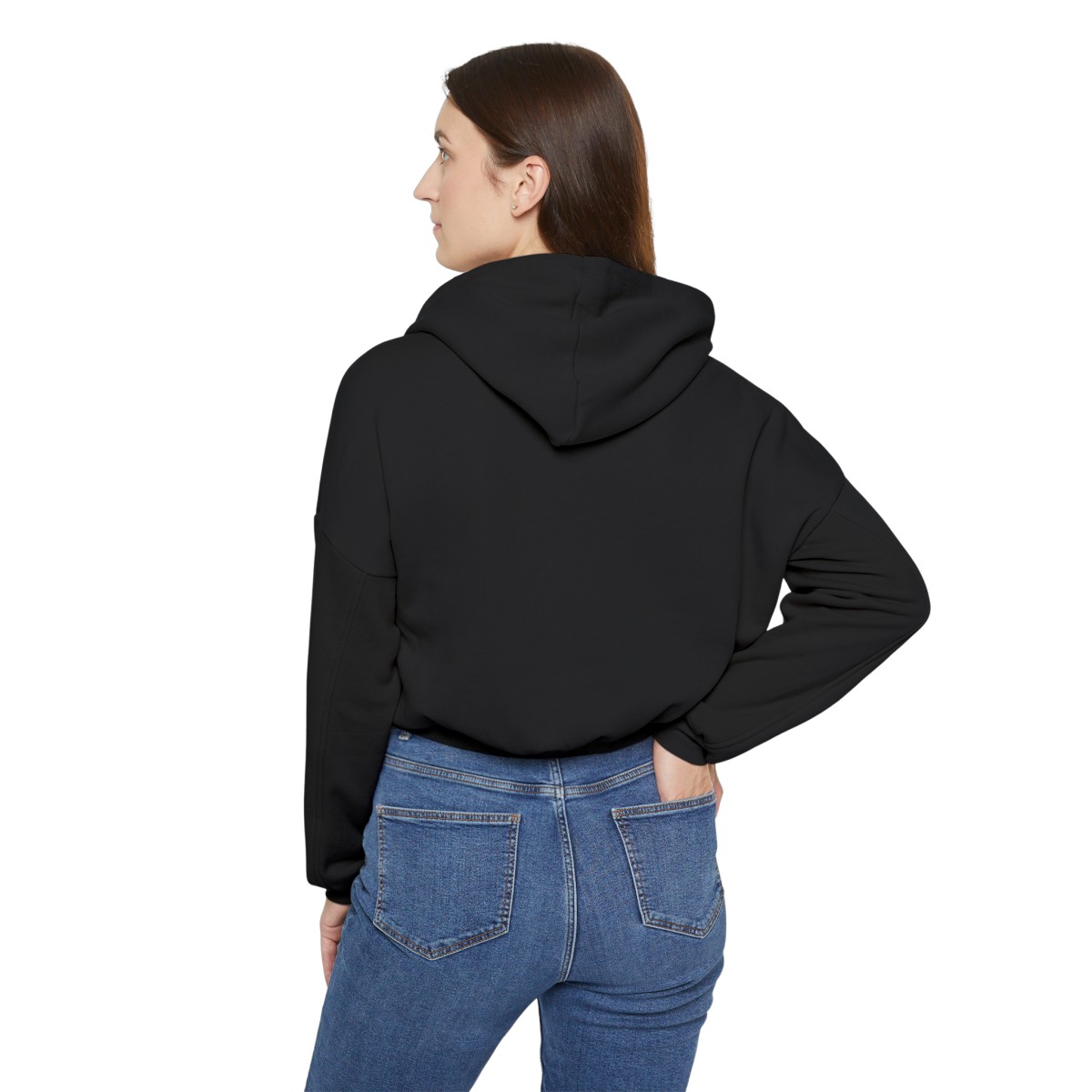 Surf Goddess Women’s Black Cinched Bottom Hoodie - Image 5
