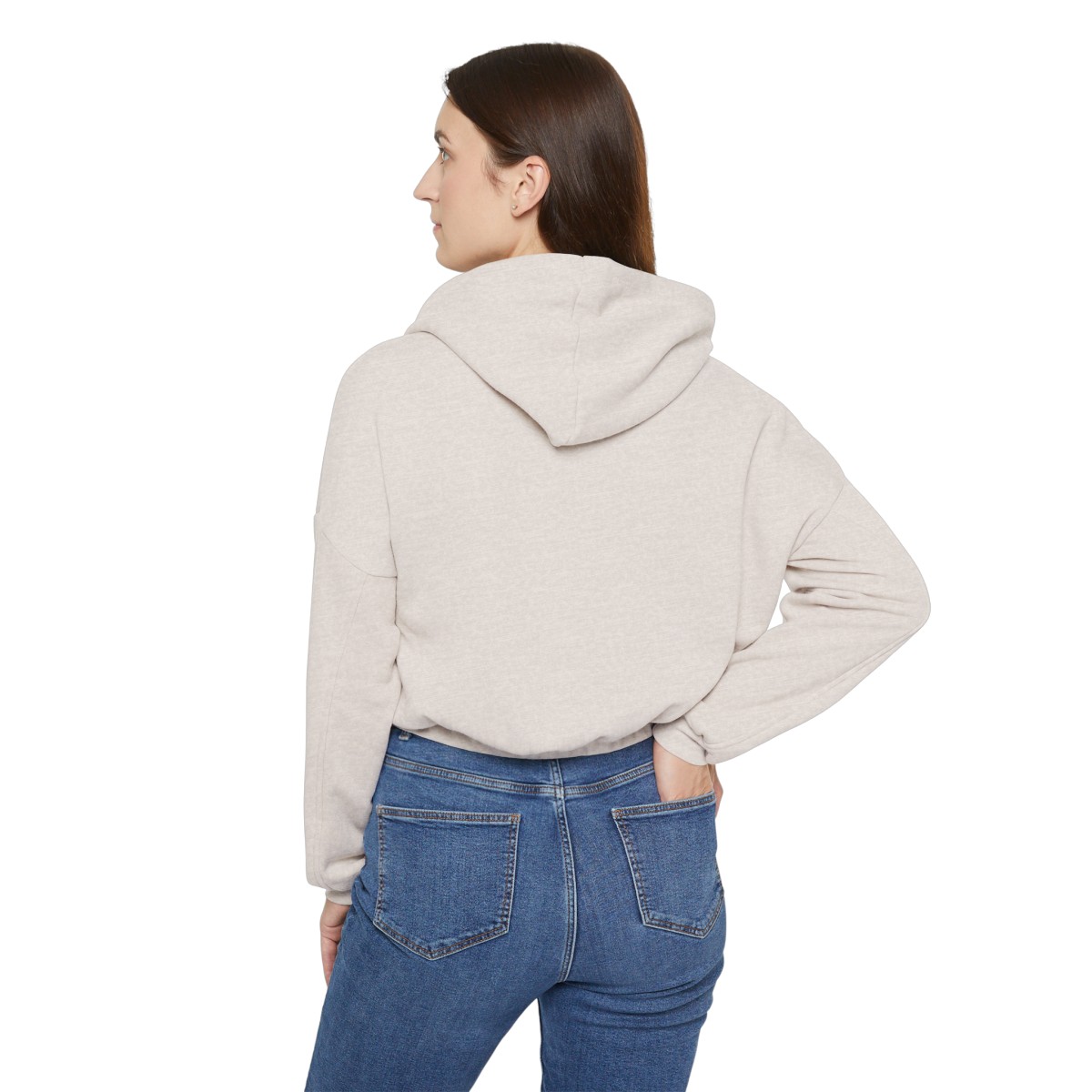 Surf Goddess Women’s Heather Dust Cinched Bottom Hoodie - Image 5