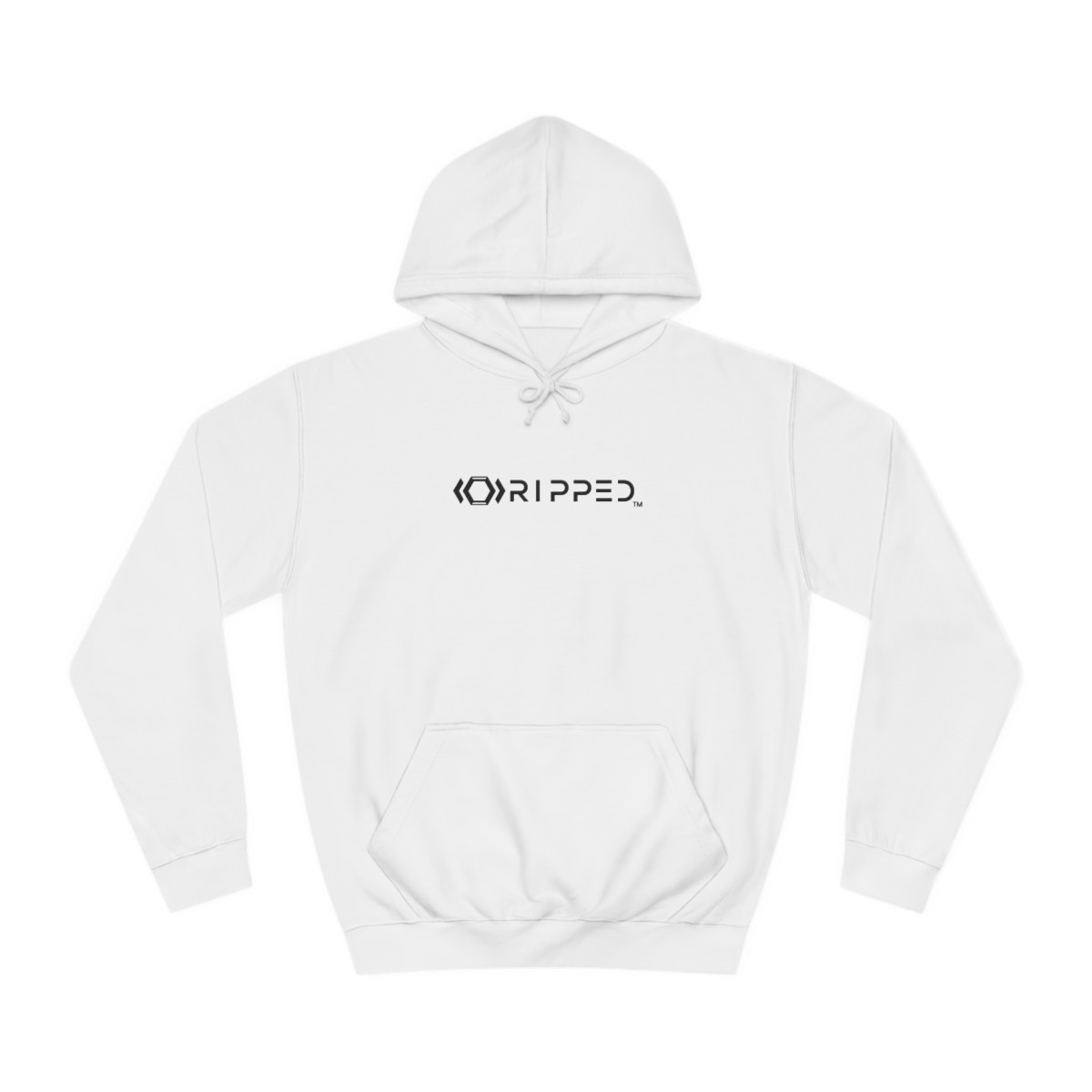 Ripped Women’s White Hoodie