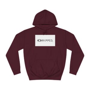 Ripped Women’s Burgundy Hoodie