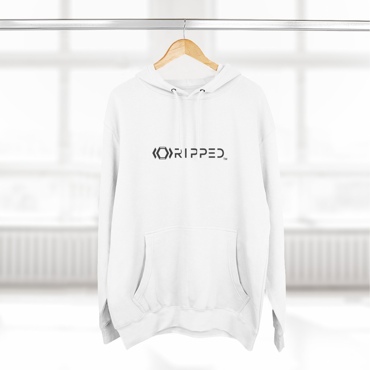 Ripped Men’s Fleece Hoodie - Image 4