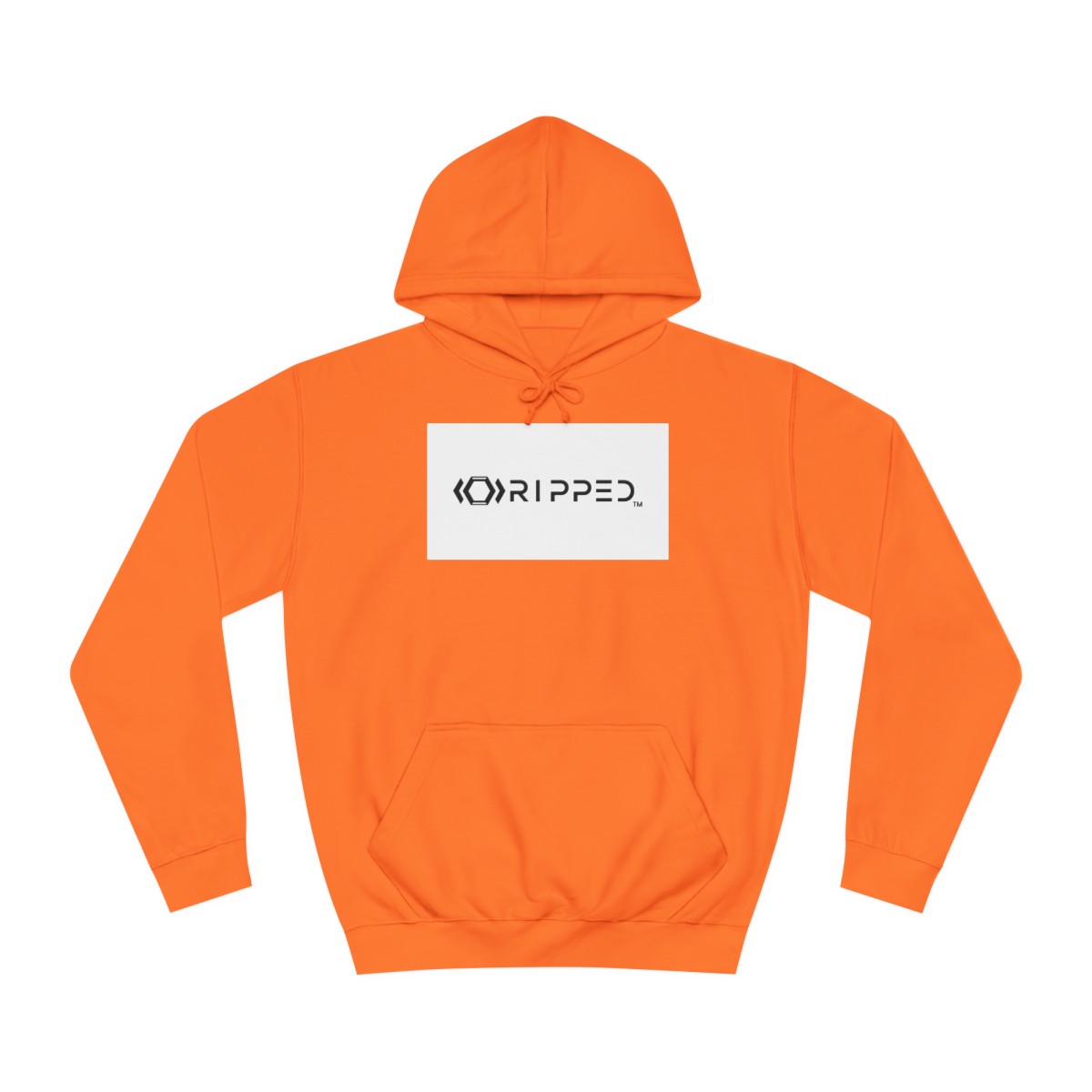 Ripped Women’s Orange Hoodie