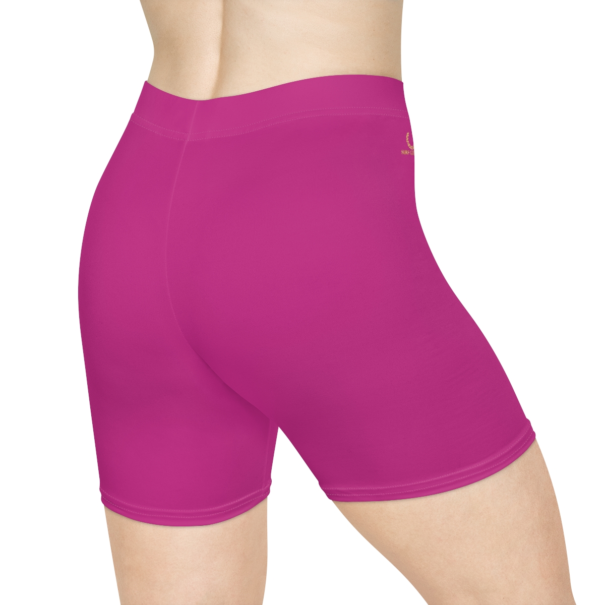 Surf Goddess Women's Pink Athletic Shorts - Image 4