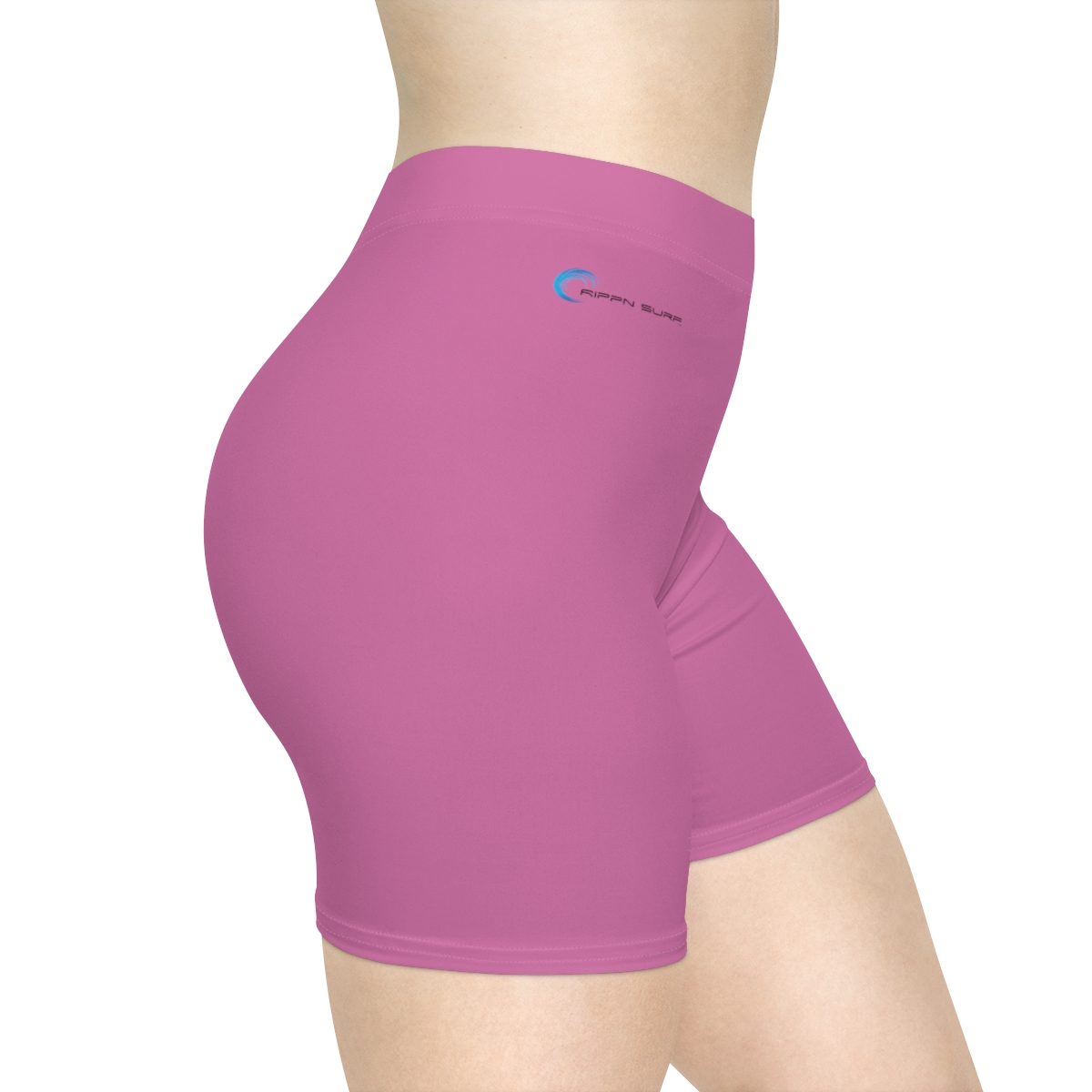 Rippn Surf Women's Light Pink Athletic Shorts - Image 5