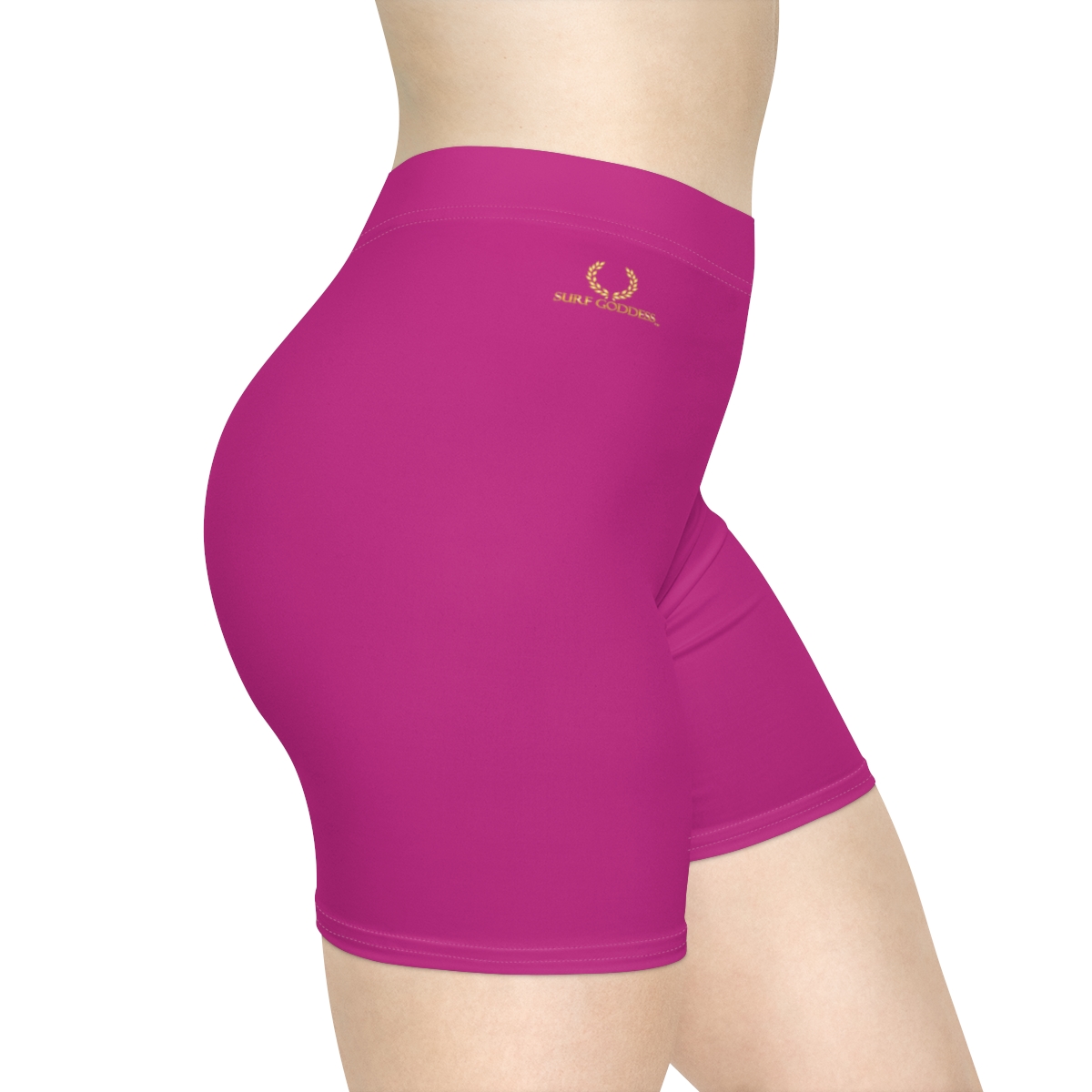 Surf Goddess Women's Pink Athletic Shorts - Image 5