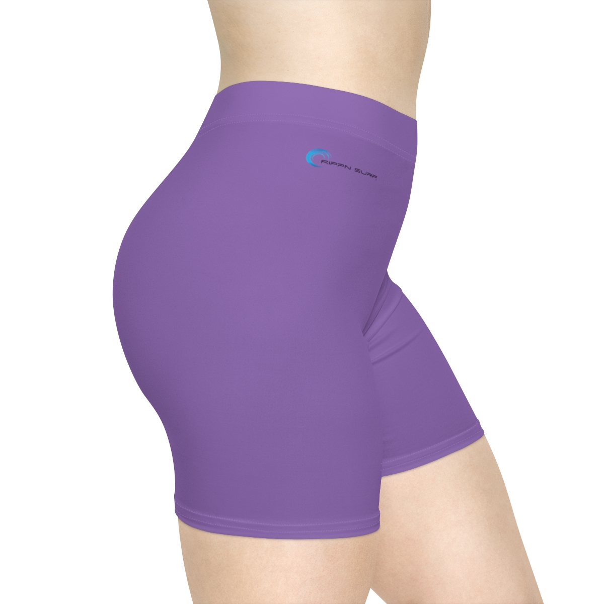 Rippn Surf Women's Purple Athletic Shorts - Image 5