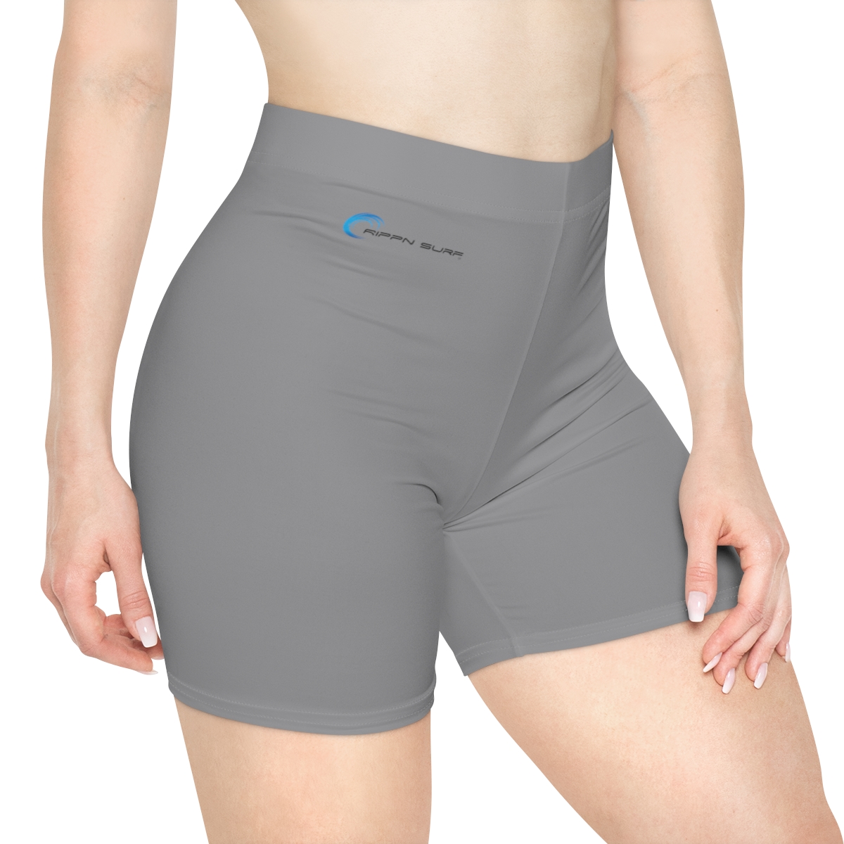 Rippn Surf Women's Grey Athletic Shorts