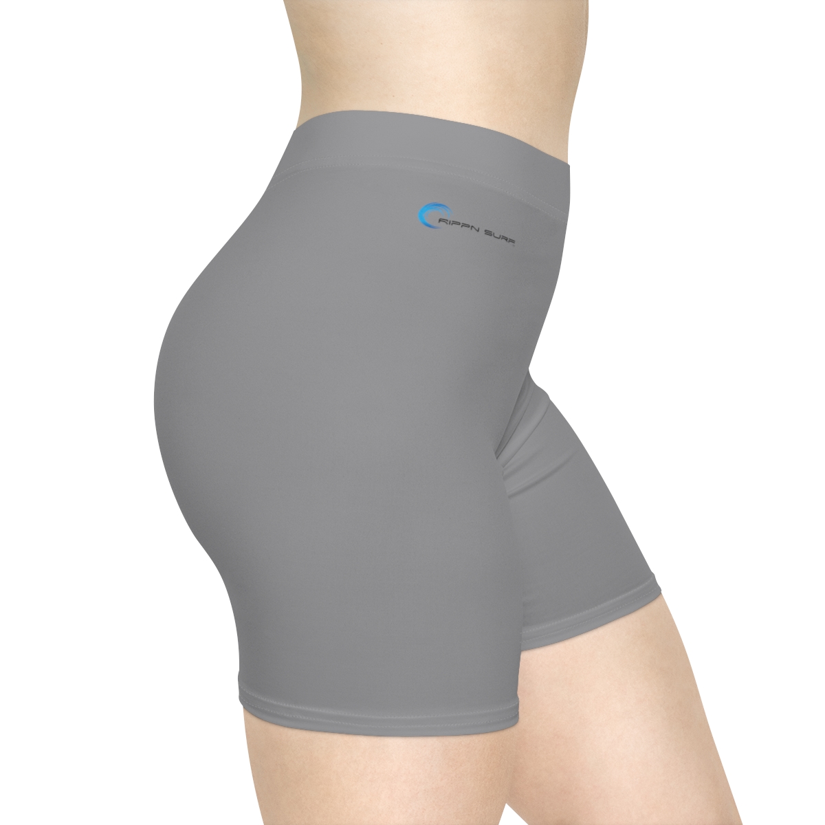 Rippn Surf Women's Grey Athletic Shorts - Image 5