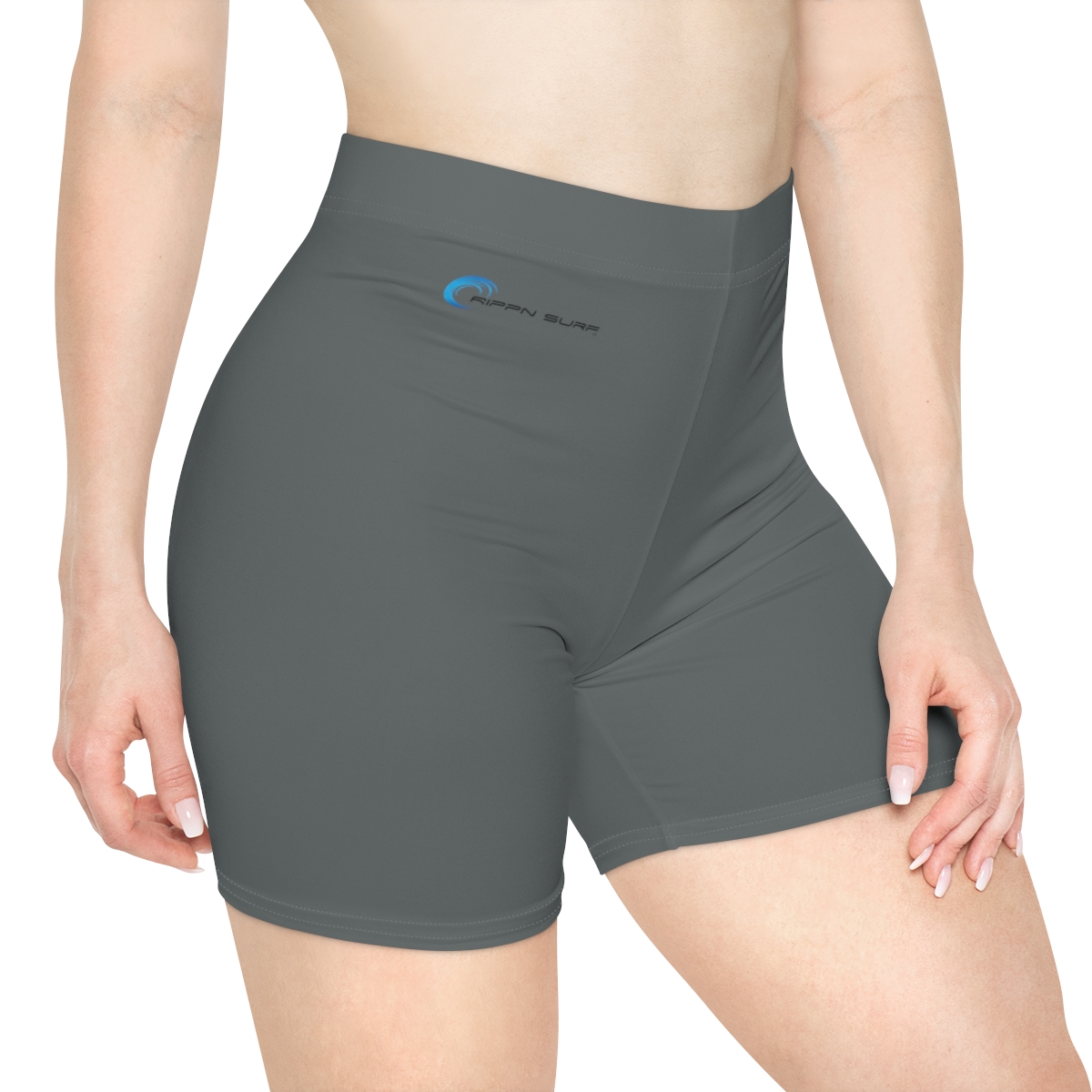 Rippn Surf Women's Dark Grey Athletic Shorts