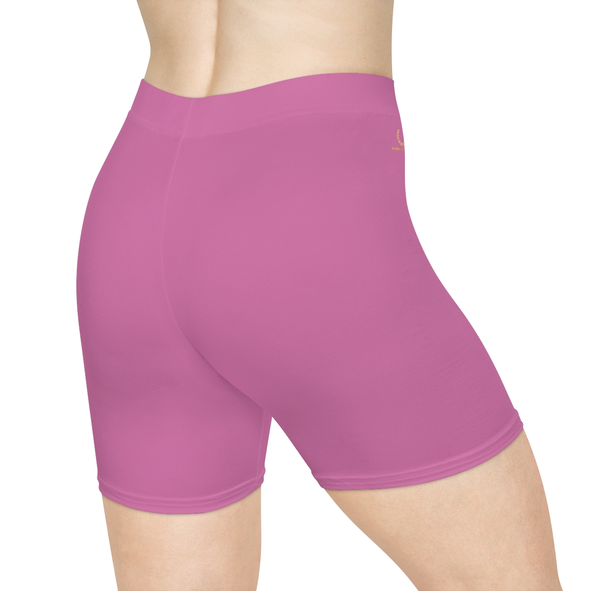 Surf Goddess Women's Light Pink Athletic Shorts - Image 4