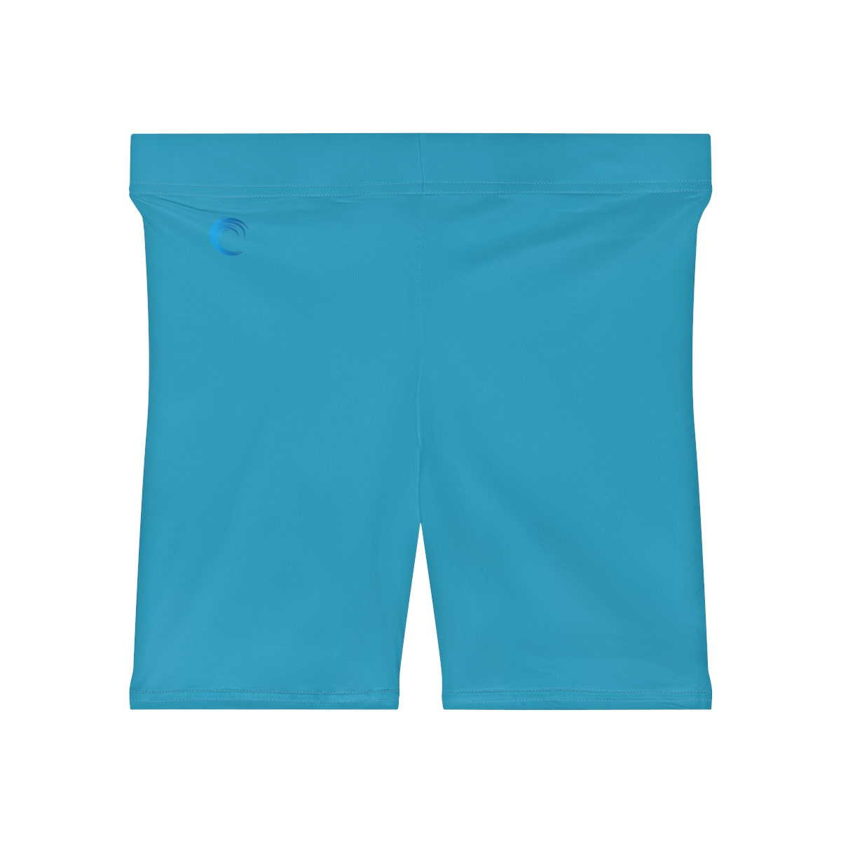 Rippn Surf Women's Wave Ocean Blue Athletic Shorts - Image 2